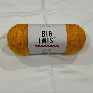Big Twist Yellow Yarn